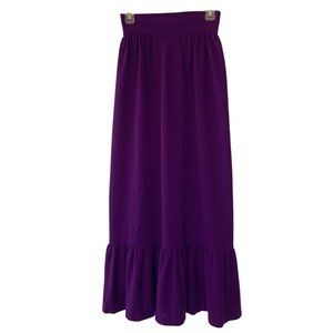 Vintage Purple Maxi Skirt